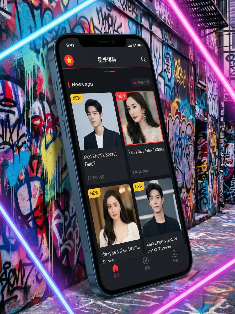 杀手十三 APP界面展示 - 掌上吃瓜神器